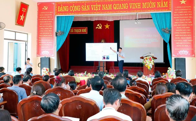 Xã Thạch Khê tập huấn nâng cao nhận thức, kỹ năng cho tổ chuyển đổi số cộng đồng tại địa phương