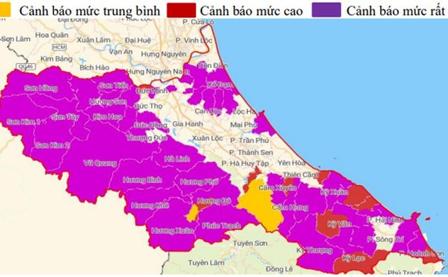 Cảnh báo nguy cơ lũ quét, sạt lở đất