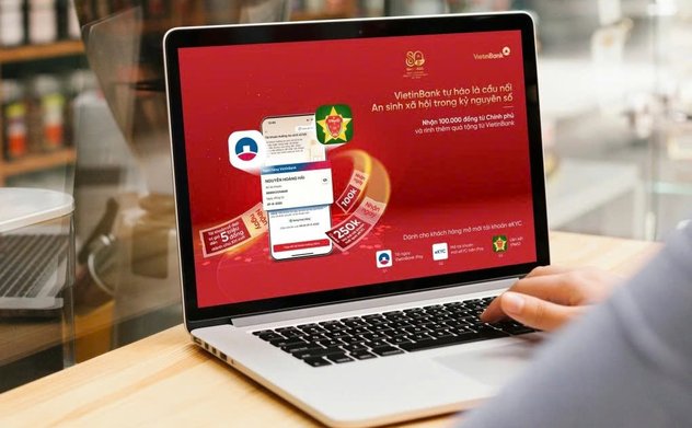 Hướng dẫn nhận trợ cấp 2/9 qua tài khoản VietinBank trên ứng dụng VNeID 