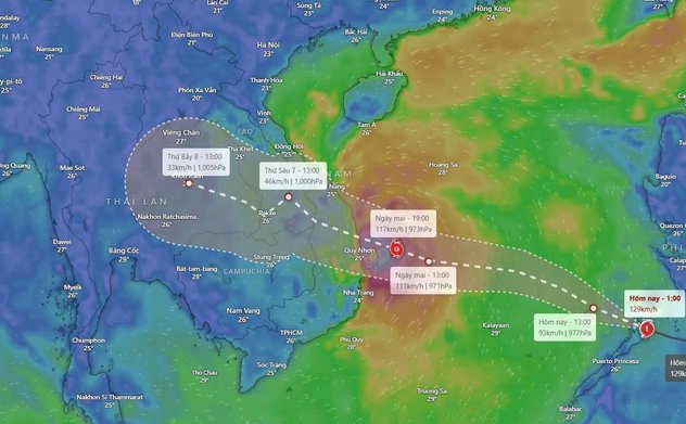 Chủ tịch UBND tỉnh ban hành Công điện về việc tập trung khắc phục hậu quả mưa lũ gây ra và ứng phó với bão KALMAEGI
