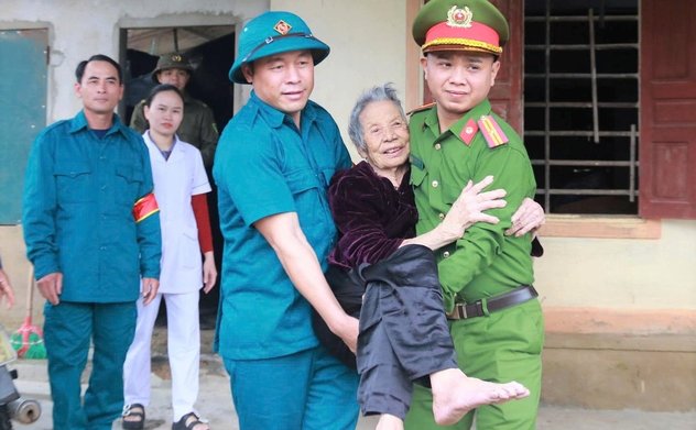 Diễn tập ứng phó lũ, ngập lụt tại vùng hạ du hồ Kẻ Gỗ: Nâng cao năng lực chỉ huy, sẵn sàng trước thiên tai