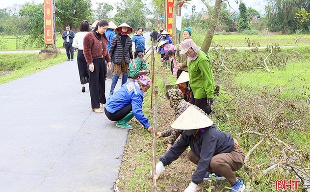 Đức Quang phát động 60 ngày cao điểm xây dựng nông thôn mới