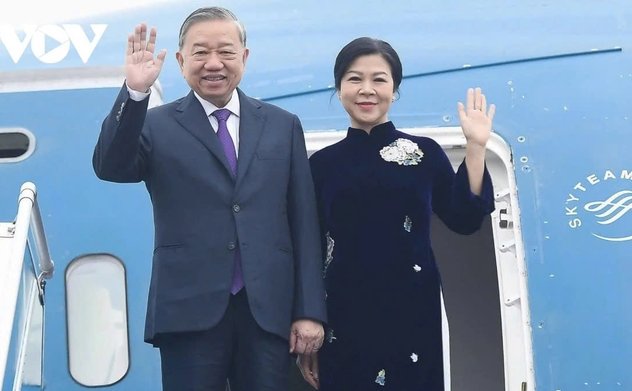 Tổng Bí thư Tô Lâm lên đường thăm cấp Nhà nước tới Lào